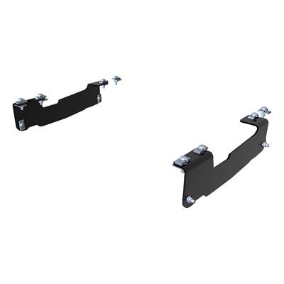 CURT Custom Fifth Wheel Bracket Kits for 2004-2014 F-150 - 16441 Brackets, Steel, Gloss Black, Ford, Set