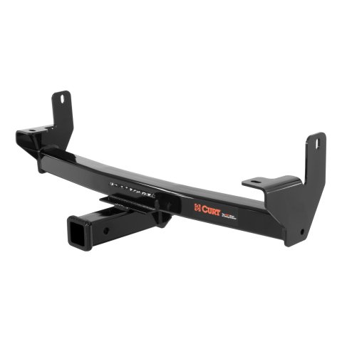 CURT Class 3 Receiver Hitch 31071 Hitch, Front, III, 2 in. Receiver, Black, Chevy, GMC, Each