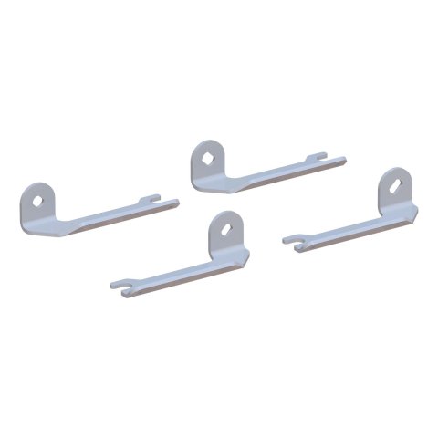 CURT Replacement Fifth Wheel Puck System Handles 19206 Hitch Components, Handle, Release, RAM, Set of 4