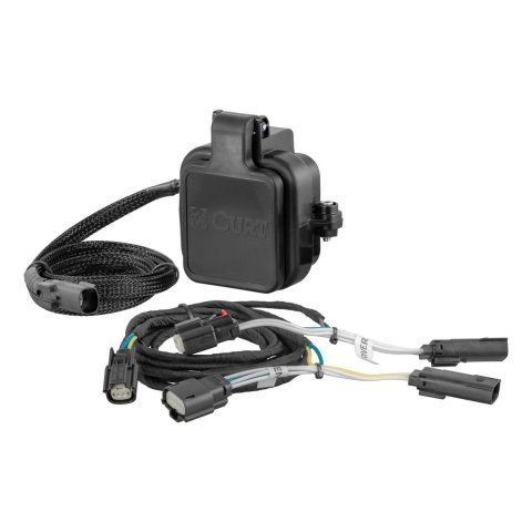 CURT Protective Multipro/Mutli-Flex Tailgate Sensors with Hitch Cap 58265 Receiver Covers, MultiPro / Multi-Flex Sensor, 2 in. x 2 in., Plastic, Black, Chevrolet, GMC, Each