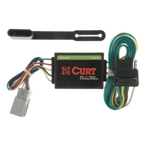 CURT Custom Wiring Connector Harnesses 55336 Vehicle Towing Harness Adapter, T-Connector, 3-Wire System, Converter, for use on Acura®/Honda®/Isuzu, Each