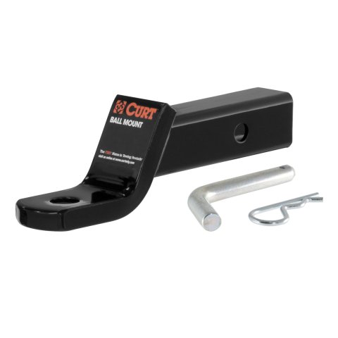 CURT Powdercoated Ball Mounts 45033 Receiver Hitch Mount, Trailer Hitch Mount