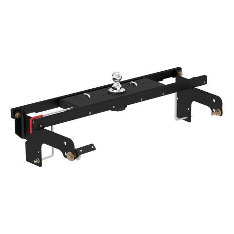 CURT Double-Lock Gooseneck Hitches 60712 Hitch, Double-Lock, Bed Location, Steel, Carbide Powdercoated, Chevy, GMC, Kit
