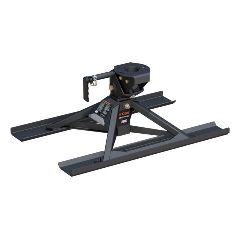 CURT CrossWing Lightweight 5th Wheel Hitches 16051 Fifth Hitch, With Bed Protectors, For 2 5/16 in., 20,000 lbs. Maximum Gross trailer Weight, Each