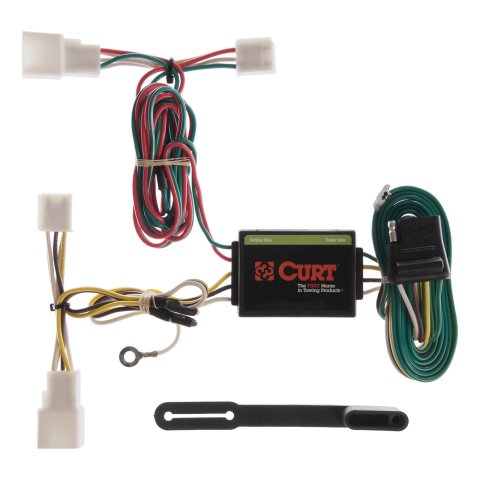 CURT Custom Wiring Connector Harnesses for 2002-2006 CAMRY - 55308 Vehicle Towing Harness Adapter, T-Connector, 3-Wire System, Converter, Toyota, Each