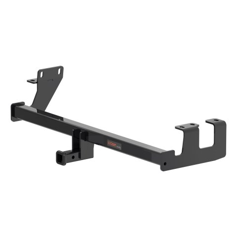 CURT Class 2 Receiver Hitch 12188 Hitch, II, 1-1/4 in. Receiver, Black Powdercoat, Square Tube, Ford, Each