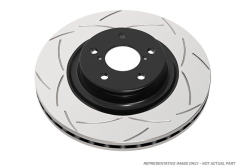 Disc Brakes Australia USA LLC Brake Rotors DBA2472S Street T2 Slotted KP [ Hyundai i40 17/18'' wheels 2011-> F ]