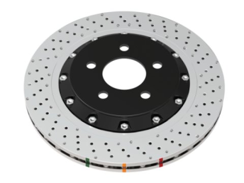 Disc Brakes Australia USA LLC Brake Rotors DBA53146.1XD 5000 Rotor Cross Drilled/Dimpled KP [ Hyundai i30 N-Per Pde Hatch/Fastback 2.0L T 02/18-> F ] with Nas nuts