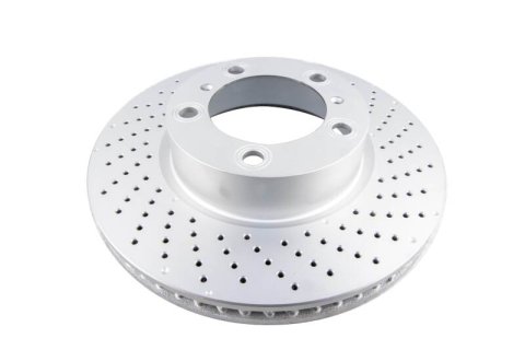 Disc Brakes Australia USA LLC Brake Rotors DBA3698OEXR En-Shield OE cross-drilled/Dimpled HC Right [ Porsche Boxter 981 Roadster 2.7L 05/12-01/17 Cayman 981 Coupe 04/13-01/17 F ]