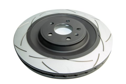 Disc Brakes Australia USA LLC Brake Rotors DBA2599S Street T2 Slot KP [ Porsche Macan 06/14-> PR Code 2EK 18 Inch Rim Red Calipers R ]