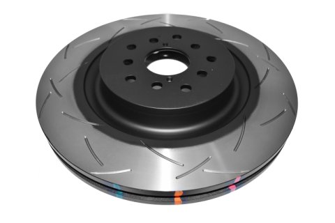 Disc Brakes Australia USA LLC Brake Rotors DBA43050S-10 4000 T3 Slot KP [ Subaru WRX STi ( Brembo 6 Pot Spec "R" Yellow Calipers ) 19 Inch Rim 04/17-> F ]