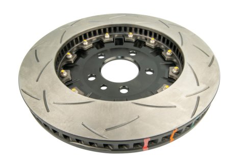 Disc Brakes Australia USA LLC Brake Rotors DBA52908BLKLS 5000 Assembled 2-piece Black Hat T3 Slot Left Hand 60CV [ Lotus Exige Series 2 V6 13-15 F ]