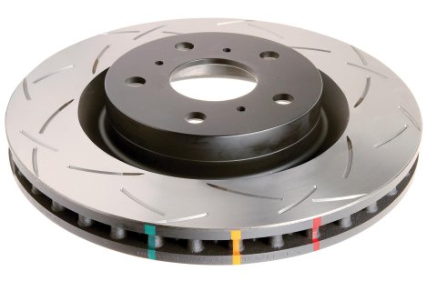 DBA Club Spec 5000 T3 Brake Rotors DBA52962BLKS Rotor, Series Uni-Directional Slotted Rotor, Black Hat