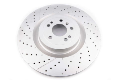 Disc Brakes Australia USA LLC Brake Rotors DBA3360EXDS En-Shield OE cross-drilled/Dimpled & slotted HC [ Mercedes AMG GLE63 & ML63 Series C292 W166 & X166 5.5L V8 04/13-> F ]
