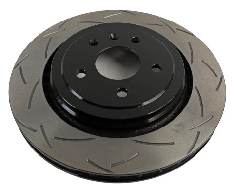DBA Club Spec 4000 T3 Brake Rotors for 2013-2017 CORVETTE - DBA42761S Rotor, T3, Iron, Natural/Black, Slotted Surface, Chevy, Rear, Each