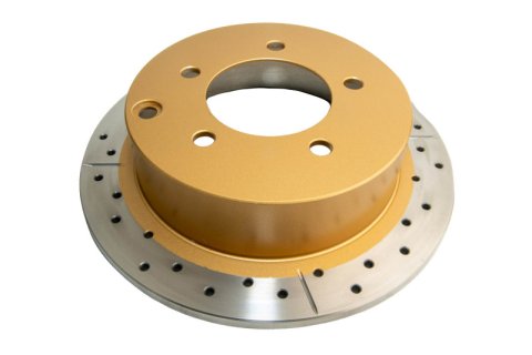 Disc Brakes Australia USA LLC Brake Rotors DBA2209X Street Gold Cross-drilled/slotted SLD[ Lancer/Jeep/Dodge & Chrysler 07-> R ]