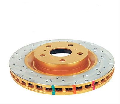 DBA HD Series 4000XS Brake Rotors DBA4789XS Disc Rotor, Cross-Drilled, Slotted, 4000 XS Series, Uni-Directional, Lexus, Rear, Each