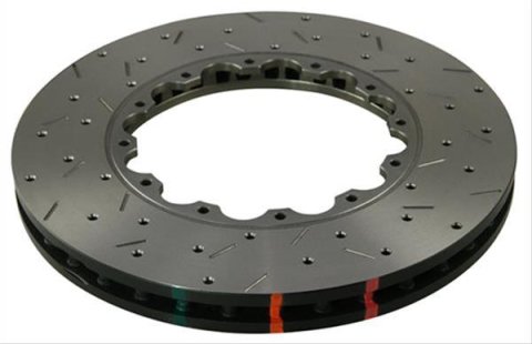 DBA HD Series 5000XS Brake Rotors DBA52370.1XS 5000 Cross Drilled/Slotted Brembo Replacement Rotor