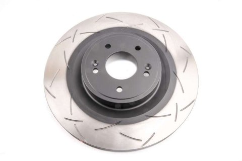 DBA Club Spec 4000 T3 Brake Rotors for 2019-2022 G70, 2018-2022 STINGER - DBA43342S Disc Rotor, Series 4000, Vented, Slotted Surface, Front, Genesis, KIA, Each