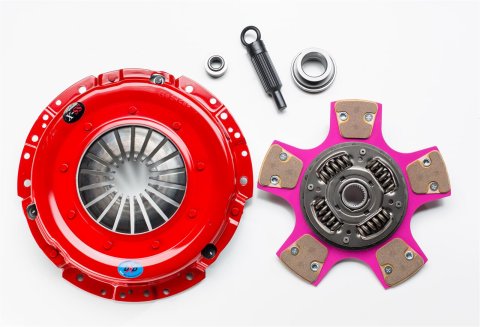 South Bend Clutch Stage 4 X-Series Kits for 2005-2010 MUSTANG - FMK1011-SS-X Kit, X-Series, Single, 1.063 in. 26-spline, Ceramic Disc, Pressure Plate, Ford, 4.6L, Kit