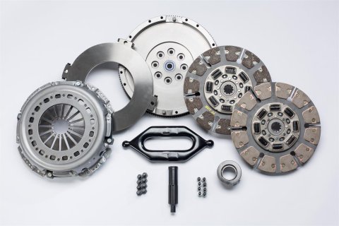 South Bend Clutch Competition Dual Disc Kits for 2011-2016 MUSTANG - XDDFMK1026 Kit, Disc, 1.063 in. 10-spline, Ceramic Disc, Pressure Plate, Flywheel, Ford, 5.0L, Kit