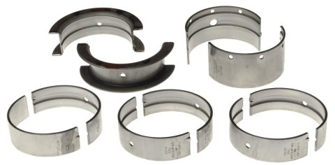Clevite P-Series Main Bearings MS-804P-10 Bearings, P Series, 1/2 Groove, .010 in. Crankshaft Undersize, Tri Metal, Oldsmobile, 400, 425, 455, Set of 5