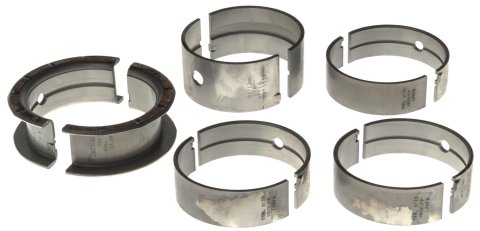 Clevite P-Series Main Bearings MS-540P-10 Bearings, P Series, 1/2 Groove, .010 in. Crankshaft Undersize, Tri Metal, Chrysler, 273, 318, 340, Set of 5
