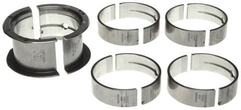 Clevite AL-Series Main Bearings MS-909A-10 Bearings, AL-Series, 1/2 Groove, .010 in. Crankshaft Undersize, AL-5, Chevrolet, Small Block, Set of 5