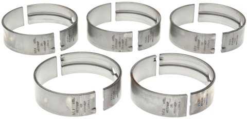 Clevite P-Series Main Bearings MS-2220P-.25MM Bearings, P Series, 1/2 Groove, .010 in. Crankshaft Undersize, Tri Metal, Mopar, 5.7, 6.1L, Set