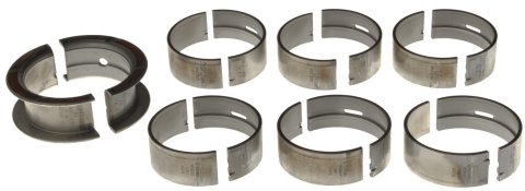 Clevite P-Series Main Bearings MS-704P-10 Bearings, Direct Replacement, .010 in. Crankshaft Undersize, TM-77, AMC, Jeep, 1964 to 1990, L6, Set of 7