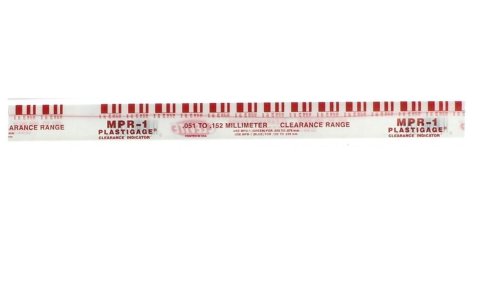 Clevite 77 Plastigage MPR-1 Plastigage, .002 in.-.006 in./.051mm-.152mm, Range, Red, Each