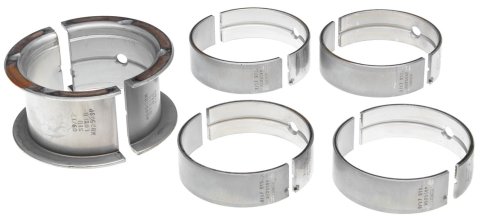 Clevite P-Series Main Bearings MS-909P-10 Bearings, P Series, 1/2 Groove, .010 in. Crankshaft Undersize, Tri Metal, Chevy, Small Block, Set of 5