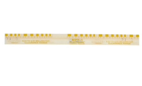 Clevite 77 Plastigage MPY-1 Plastigage, .009 in.-.020 in./.229mm-.508mm, Range, Yellow, Each