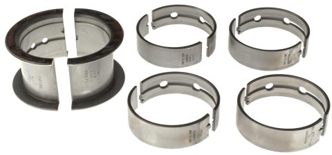 Clevite P-Series Main Bearings MS-429P-1 Bearings, P Series, 1/2 Groove, .001 in. Crankshaft Undersize, Tri Metal, Chevy, 265, 283, 302, 327, Set of 5