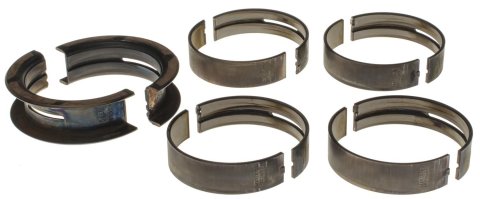Clevite H-Series Main Bearings MS-1432HX Bearings, H Series, 1/2 Groove, .001 in Thinner Size, Tri Metal, Ford, 351M, 400, Set of 5