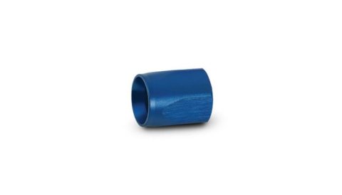 Vibrant Performance Hose End Sockets 20960B Component, Full Flow Swivel Socket, Straight, -10 AN Size, Female Threads, Compression, Aluminum, Blue, Each
