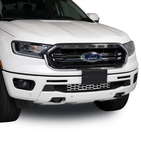 Putco - Grilles and Grille Inserts for 2021-2025 F-150 82171 Bumper Inserts, Ford Polished Stainless Steel, Hex Shield Style
