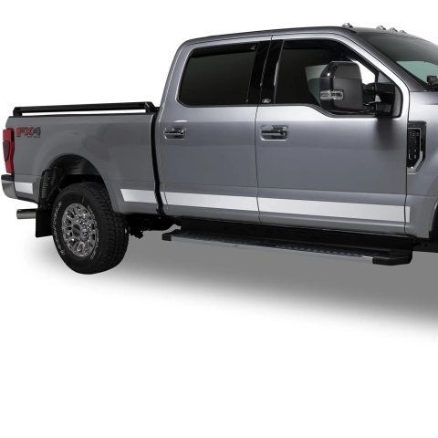 Putco Rocker Panel Covers 3751457 PRO Stainless Steel Panels, Ford Super Duty SuperCab (4.25" tall, 6 Pieces)