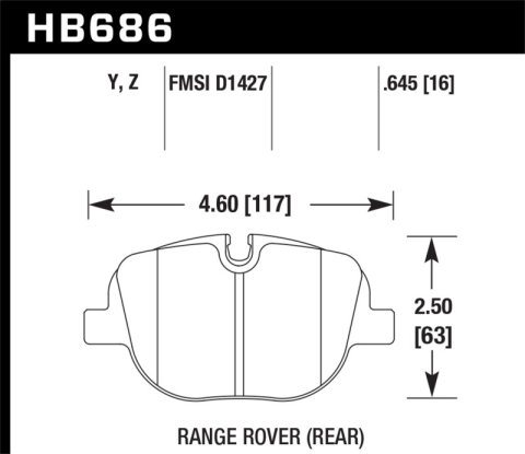 Hawk Performance LTS Brake Pads HB686Y.645