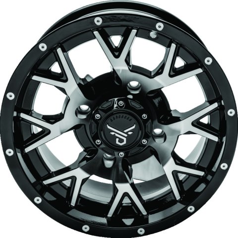 Quadboss Wheels 608579 QuadBoss Barbwire 15X7 - 5+2 - 4/137 - Machined