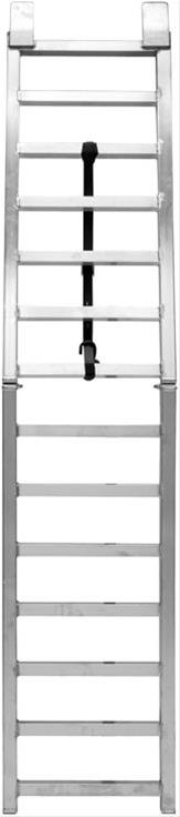 Quadboss UTV Folding Arched Ramps 560328 Ramp, Arched, Folding, Trailer Ramp Type, 1,200 lbs. Capacity, Aluminum, 18 in. Width, 88 in. Length, Each