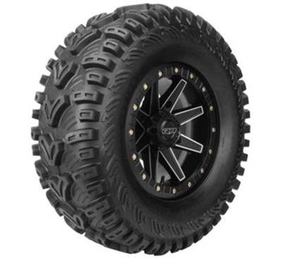 Quadboss QBT448 Utility Tires 28x10-14 Tire, Utility, 28.00 x 10.00-14, Bias-Ply, Blackwall, Front, Rear, Each