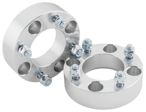 Quadboss 1.5 inch Wheel Spacers 563517 Spacers, 1.50 in. Thick, 4 x 156mm Bolt Pattern, Aluminum, Universal, Pair