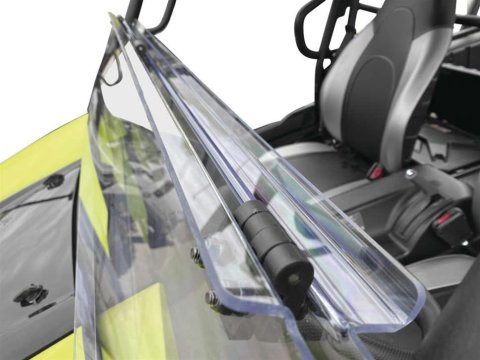 Quadboss Powersports Windshields 375788 Windshields, QB WINDBREAK FOLDING SHIELD, Clear