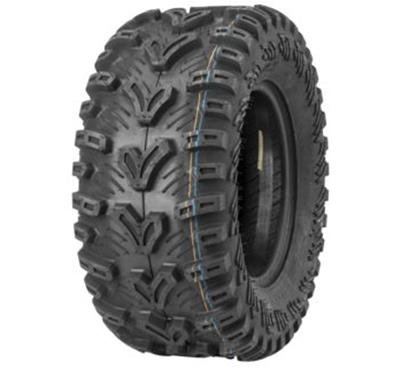 Quadboss QBT448 Utility Tires 24x10-12 Tire, Utility, 24.00 x 10.00-12, Bias-Ply, Blackwall, Front, Rear, Each