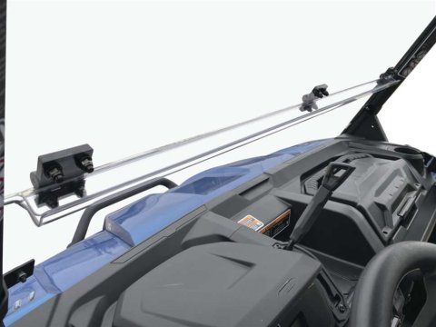 Quadboss Powersports Windshields 375784 Windshields, QB WINDBREAK FOLDING SHIELD, Clear