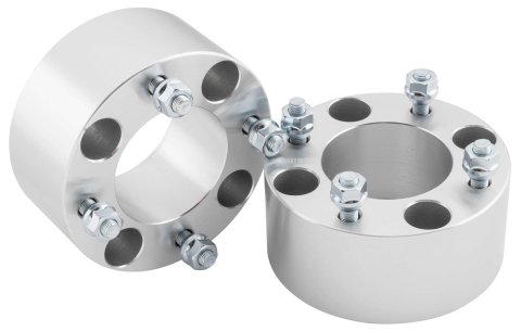 Quadboss 3 inch Wheel Spacers 563537 Spacers, in. Thick, 4 x 156mm Bolt Pattern, Aluminum, Universal, Pair
