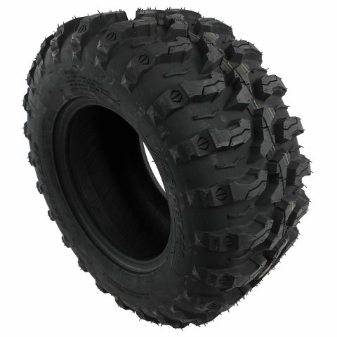 Quadboss QBT446 Radial Utility Tires 25x10-12 Tire, Utility, 25.00 x 10.00-12, Bias-Ply, Blackwall, Each