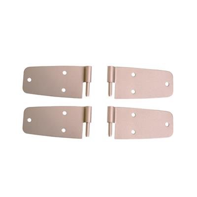 Rugged Ridge Door Hinges 11185.2 Hinges, Stainless Steel, Satin Finish, Jeep, Full Door, Set of 4