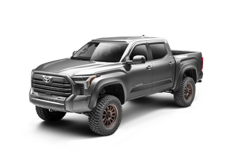 Husky Extend-A-Fender Flares for 2022-2023 TUNDRA - 2803926 Fender Flares, Extend-A-Fender, Front, Rear, Black, Dura-Flex Thermoplastic, Toyota, Set of 4